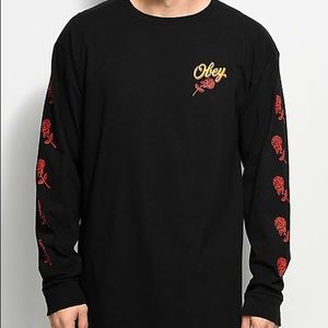 Obey Careless Whisper 2 Black Long Sleeve T-Shirt